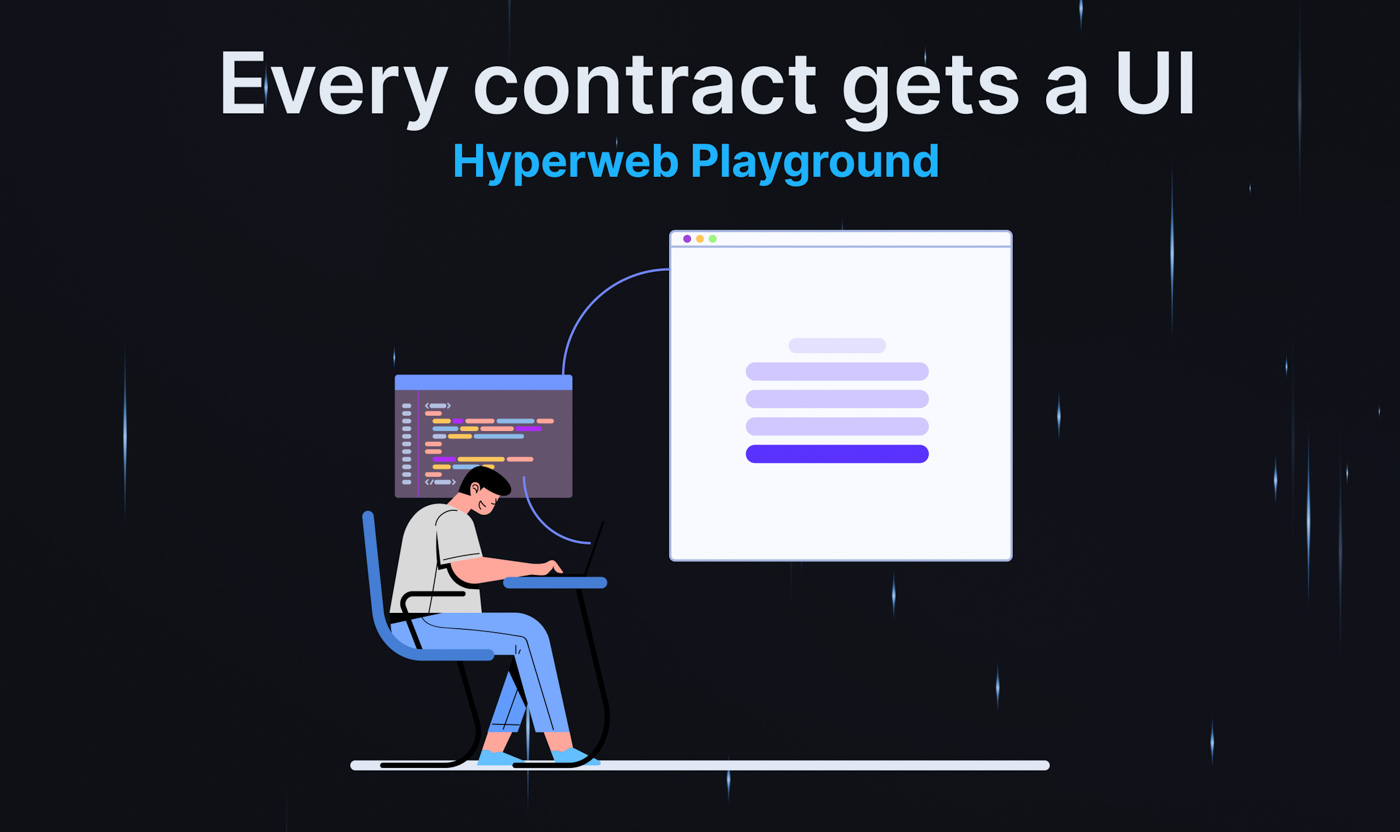 Every Contract Gets a UI: Dynamic Interfaces in Hyperweb Playground